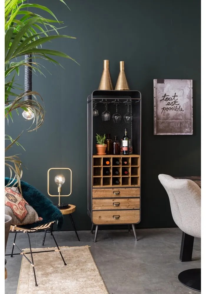 Drevená vinotéka Dutchbone Vino