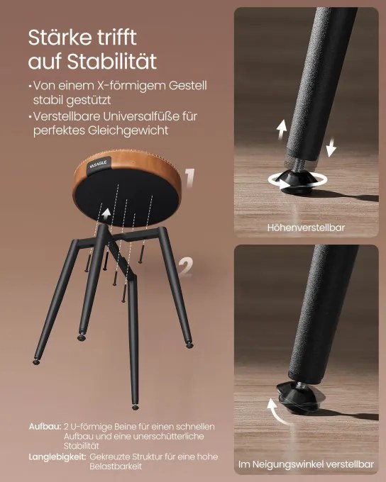 Set dvoch barových stoličiek EKHO LDC170K02