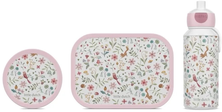 Desiatový set (fľaša 400ml+box+box na ovocie) Fairy Wonders