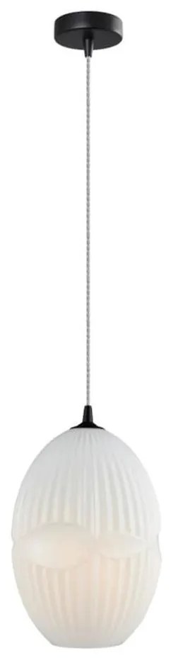 Klausen 111030 - Luster na lanku ELLIPTIC 1xE27/11W/230V biela