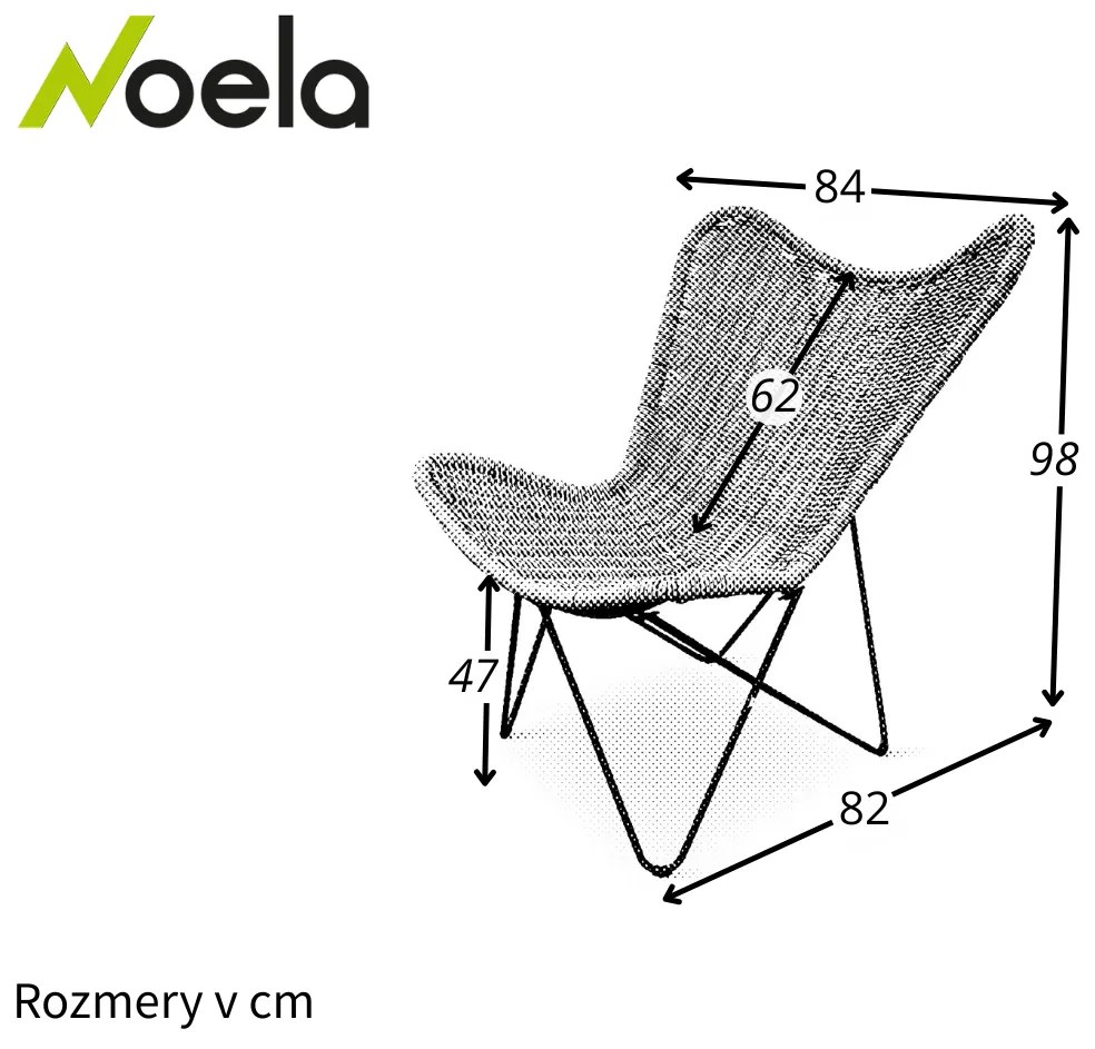 Noela Záhradné kreslo z umelého ratanu Edland
