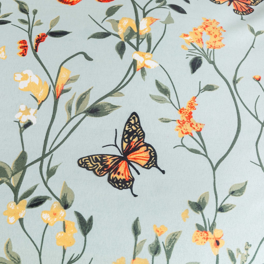 Obliečky z mikrovlákna MONARCH WINGS svetlomodré Rozmer obliečky: 2 ks 70 x 90 cm | 200 x 220 cm