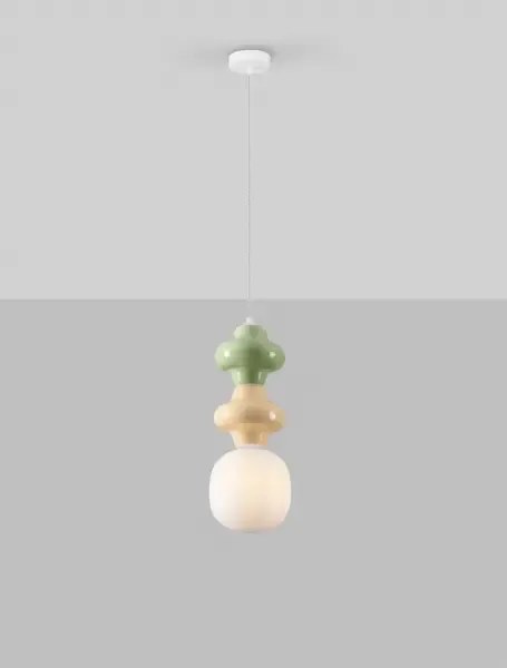 LED zeleno-žlté moderné svietidlo Clio 2