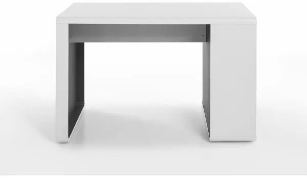 Písací stôl TEO biela/antracit
