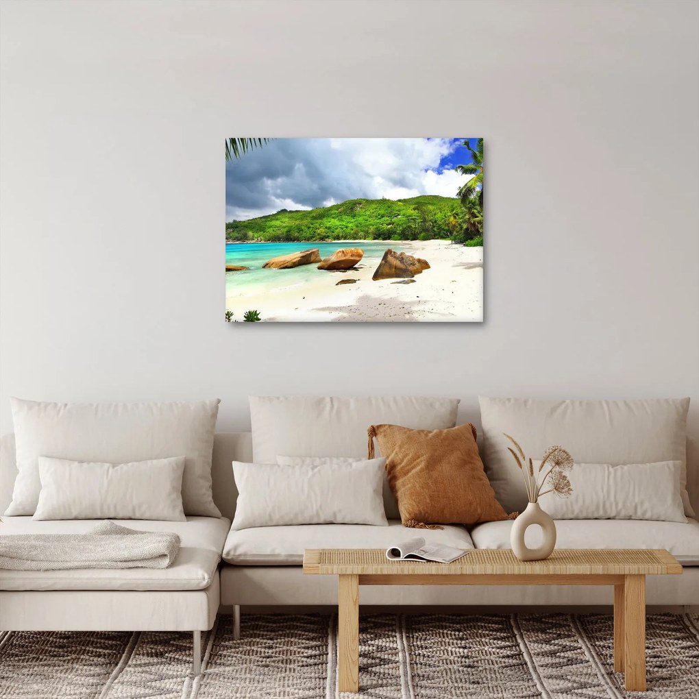Obraz - Takamaka, Seychely (70x50 cm)