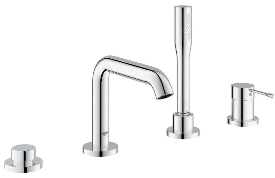 GROHE 19578001 - Vaňová 4-otvorová kombinácia ESSENCE 197 mm lesklý chróm