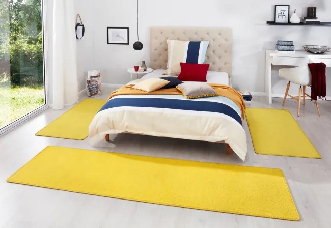Spálňová sada kobercov Hanse Home FANCY žltá