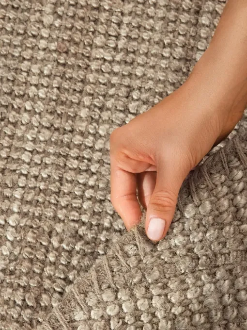 Koberec Hanse Home Bouclé Jaipur naturálny / sivý / hnedý kruh