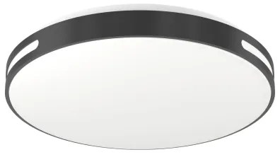 Eglo 300687-LED RGBW stmievateľné stropné svietidlo MONTEGRANARO-Z LED/18,5W/230V čierna + diaľkové ovládanie