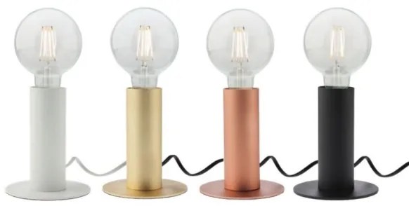 Redo 01-2131 - Dotyková stolná lampa RIVET 1xE27/42W/230V meď