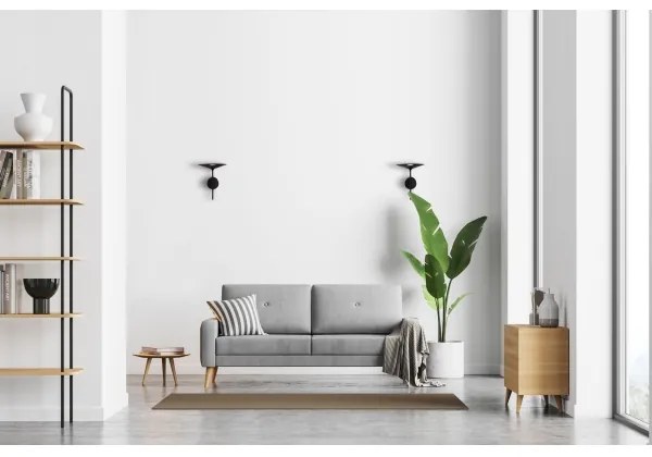 MAXLIGHT W0303 - LED Nástenná lampa HANA LED/6W/230V čierna