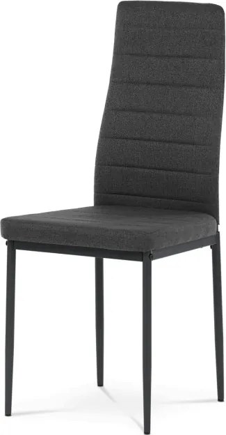 Jedálenský stôl 130x70 cm so štyrmi stoličkami ASE-1004 BK2