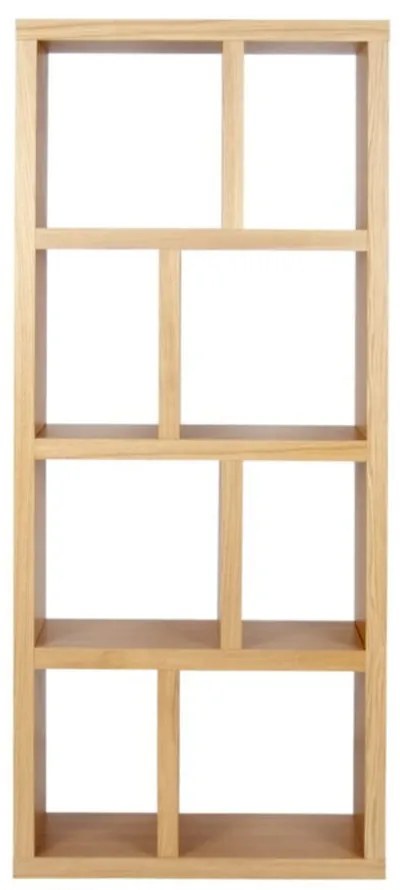 Knižnica v dekore duba v prírodnej farbe 70x159 cm Berlin – TemaHome