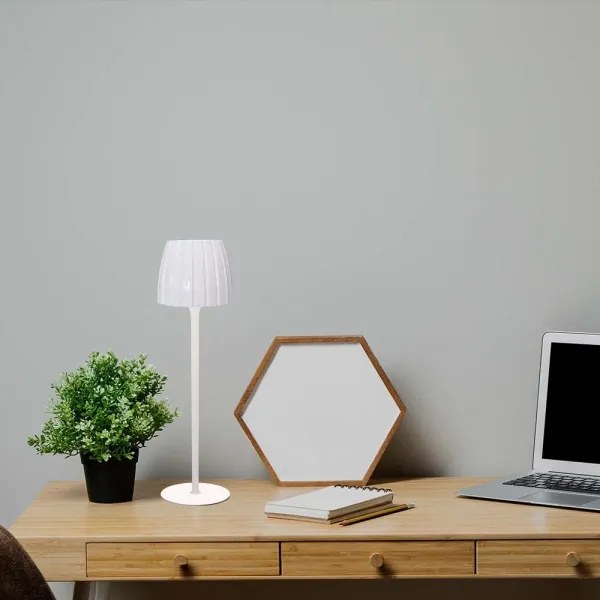 LED Stmievateľná dobíjacia stolná lampa LED/2,7W/5V 3000-6000K 1800 mAh biela