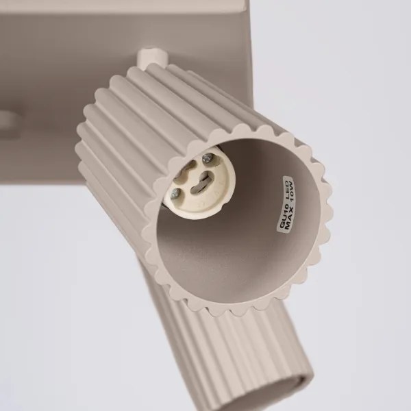 Brilagi - LED bodové svietidlo CRESTO 4xGU10/10W/230V taupe