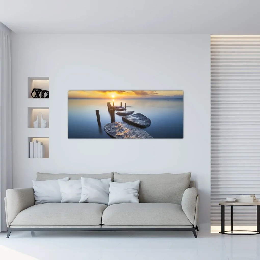 Obraz - Kamenné mólo (120x50 cm)