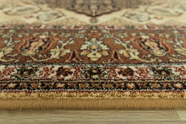 Koberec Isfahan Leyla jantár hnedý / béžový