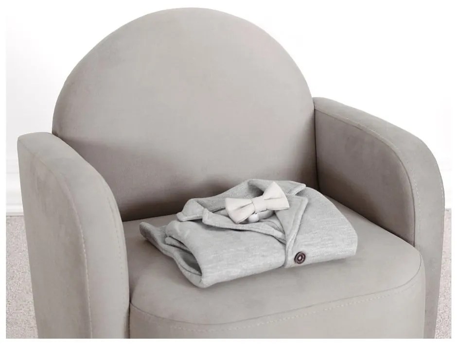 Sivé detské kresielko Nock – Artie