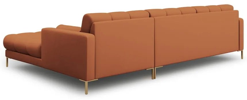 Rohová pohovka v tehlovej farbe (pravý roh) Bali – Cosmopolitan Design