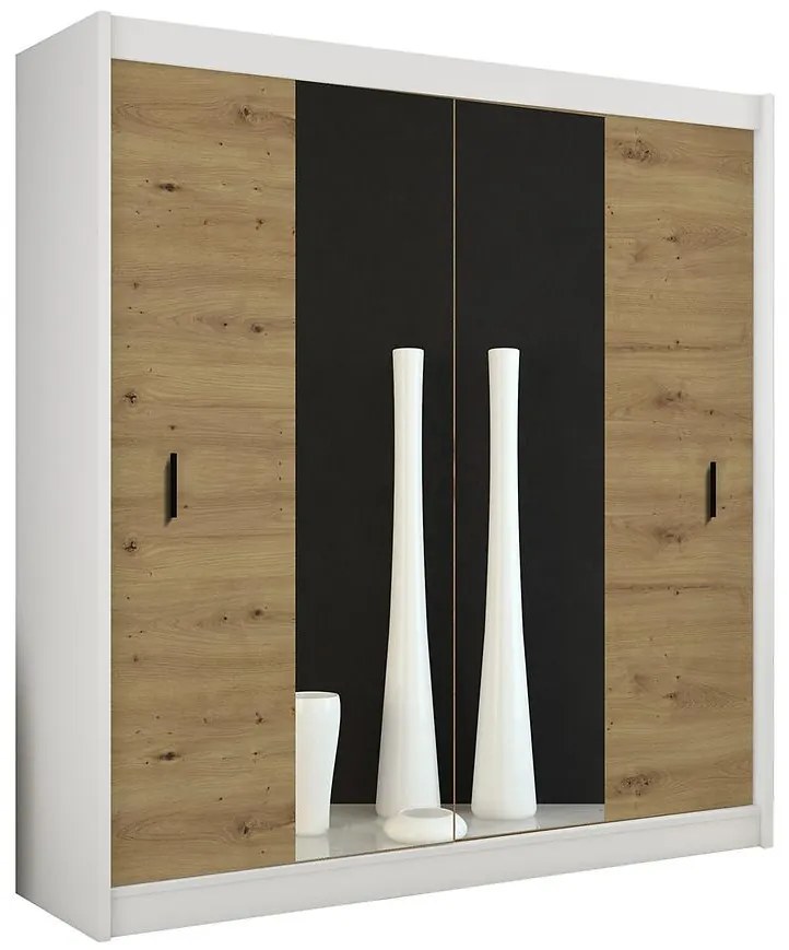 Skriňa ART 203 biela/artisan