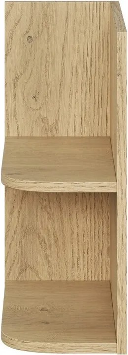 Závesná skrinka Aster Ovalia Cloud s umývadlom 120 cm dub cremona/zelená