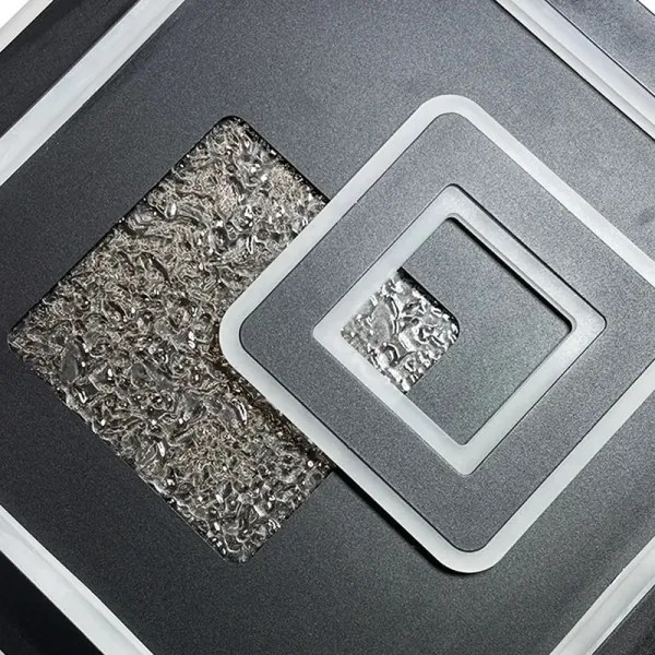 LED Stmievateľné stropné svietidlo LED/110W/230V čierna + diaľkové ovládanie