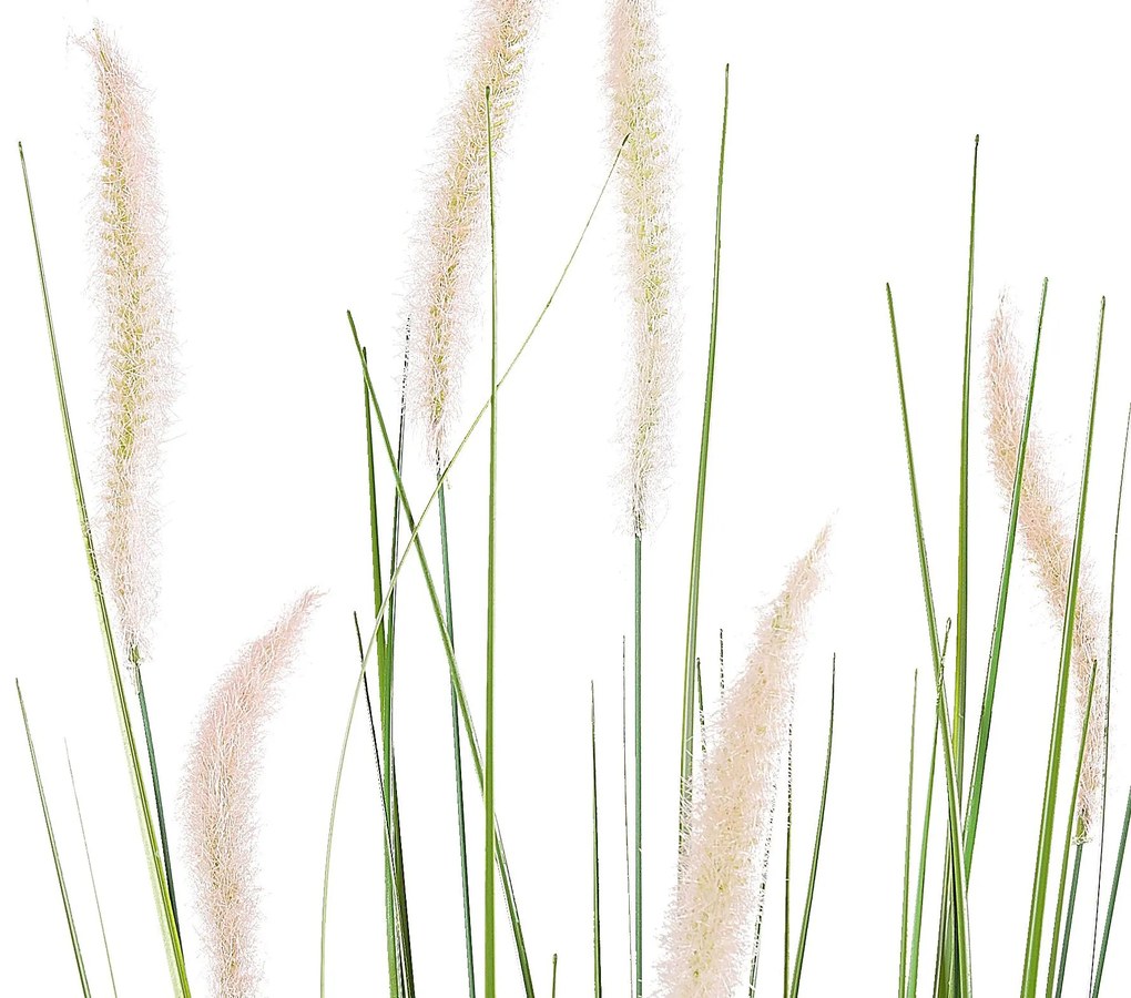 Umelá rastlina v kvetináči 87 cm REED PLANT Beliani