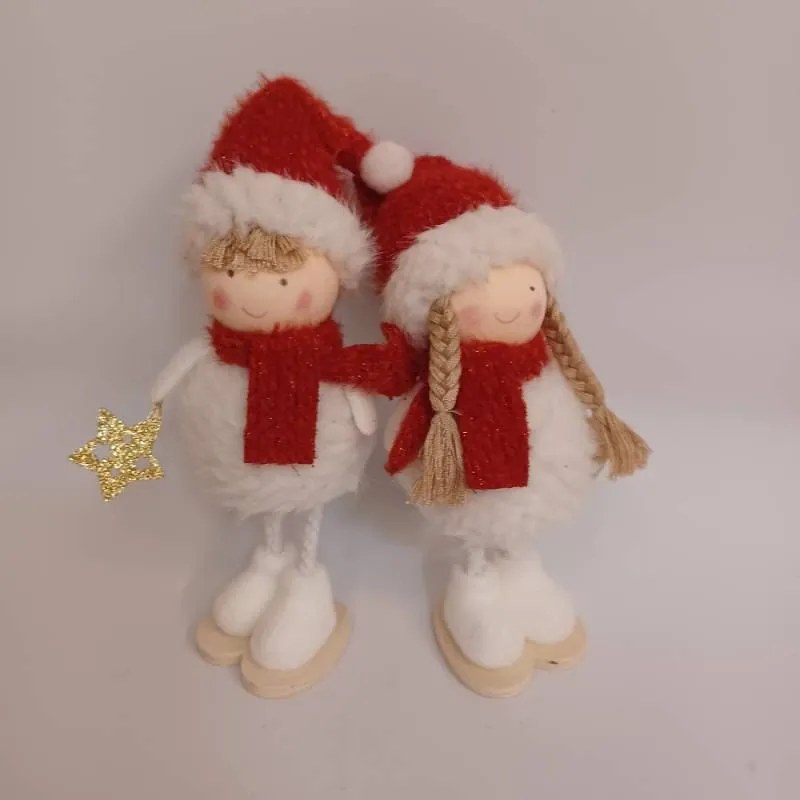 DECOLED Holčička a chlapeček, 6 x 5 x 18 cm