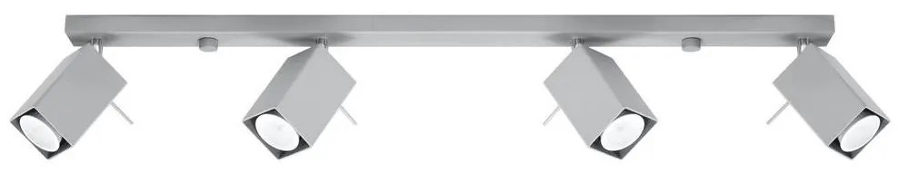 Sollux SL.0461 - Bodové svietidlo MERIDA 4xGU10/40W/230V šedá