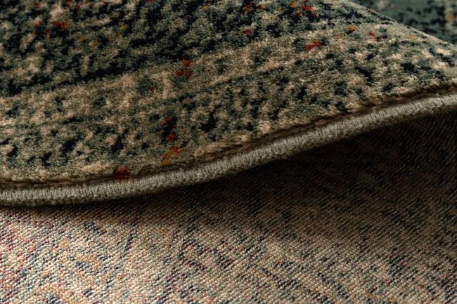 Koberec OMEGA MAMLUK rozeta smaragdový kruh