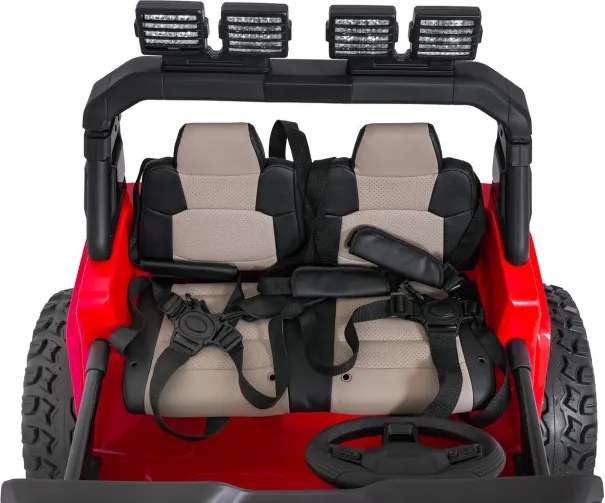 Elektrické autíčko Extreme Sport 4x4 červené