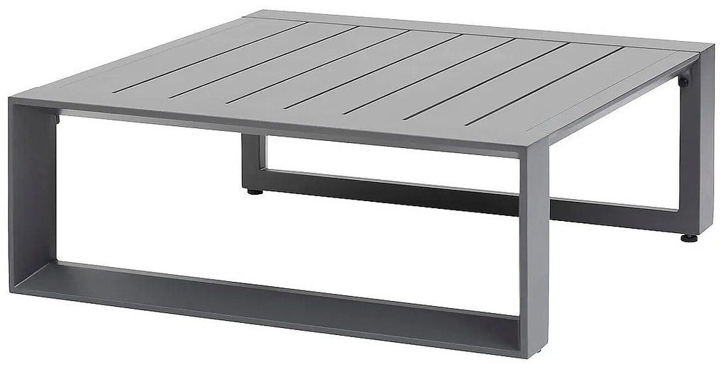 Hliníkový stolík 97x97 cm MADRID (antracit)