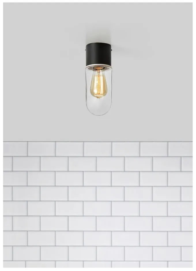 Čierne stropné svietidlo Markslöjd Zen Ceiling Black Clear