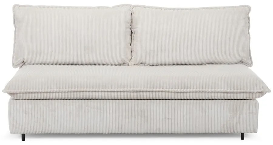 Béžová menčestrová rozkladacia pohovka 184 cm Isadora – Bobochic Paris