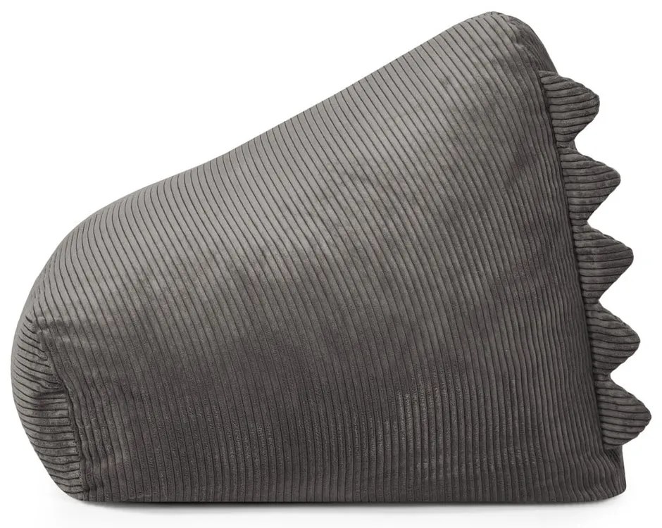 Hnedý menčestrový detský sedací vak Snug 80 Dragon – SLOWDOWN