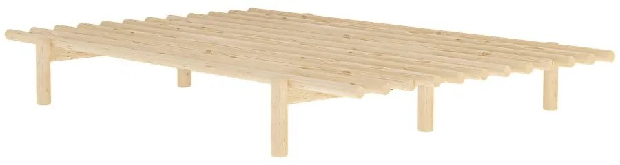Dvojlôžková posteľ z borovicového dreva s roštom 140x200 cm Pace – Karup Design