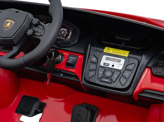 Elektrické autíčko Lamborghini Revuelto XL STRONG červené