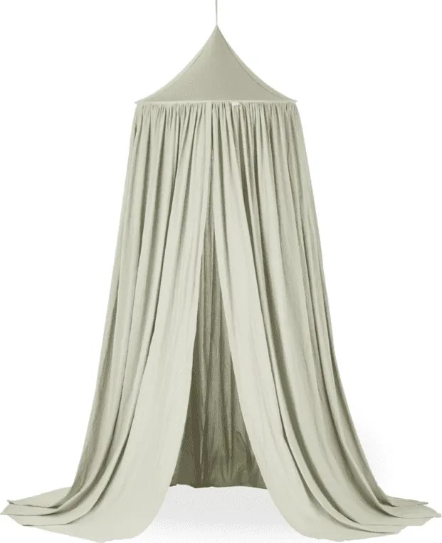 Baldachýn bavlnený púštne zelená maxi