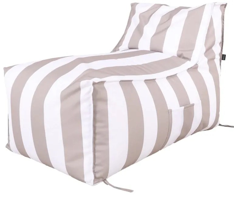 Bielo-sivý záhradný sedací vak – Bonami Essentials