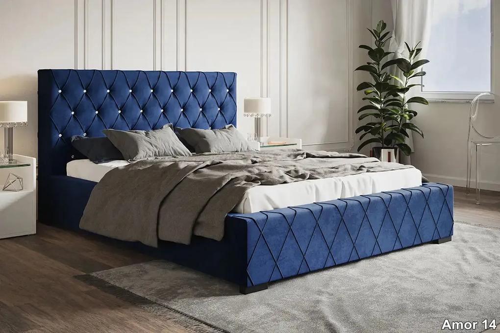 Čalúnená posteľ BED 4 Rozmer: 140x200 cm