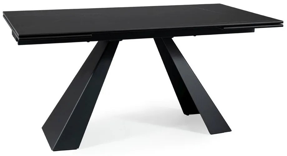 Jedálenský stôl Salvadore II, 160 x 90 cm, čierna