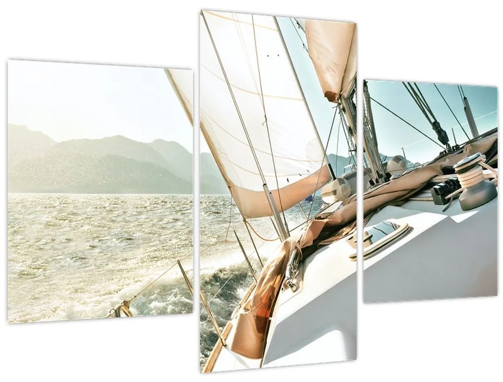 Obraz - Loď (90x60 cm)