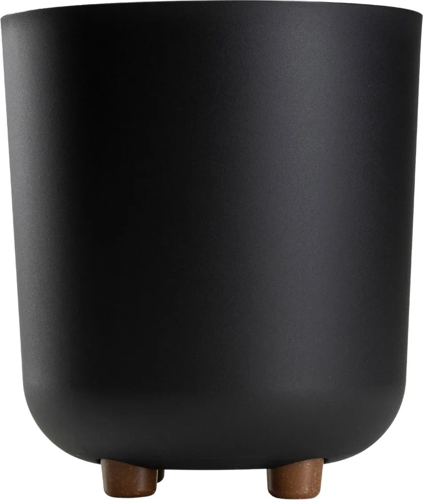 PLASTOVÝ KVETINÁČ TERRA 24X27,5 CM ČIERNA
