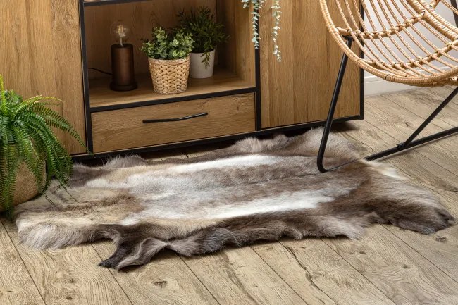 Koberec RENIFER POK009 PREMIUM hnedý / sivý