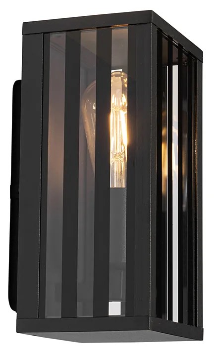 Moderná vonkajšia nástenná lampa čierna 26 cm IP44 - Dijon