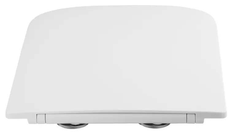 Gamma Venice, toaletné WC sedátko 435x362mm z duroplastu s pomalým zatváraním, biela, GMA-VENICE