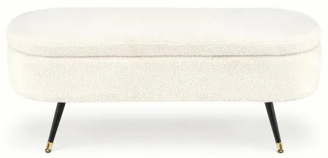 Lavica s úložným priestorom AVEIRO 46x120 cm biela