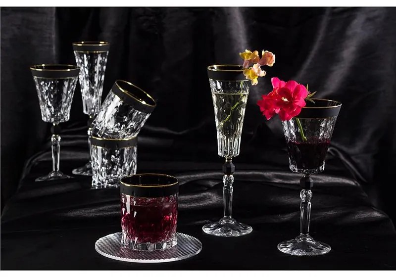 BOHEMIA PRESTIGE CONTE MODERN POHÁR NA WHISKY 340ML SADA 6 KS