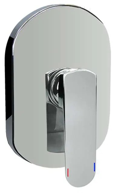 Mereo Mereo, Sprchová podomietková batéria bez prepínača, Mada, Mbox, MER-CBQ60105MB