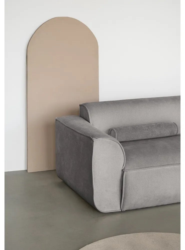 Svetlosivá rohová pohovka (pravý roh) Flex Felix – Miuform